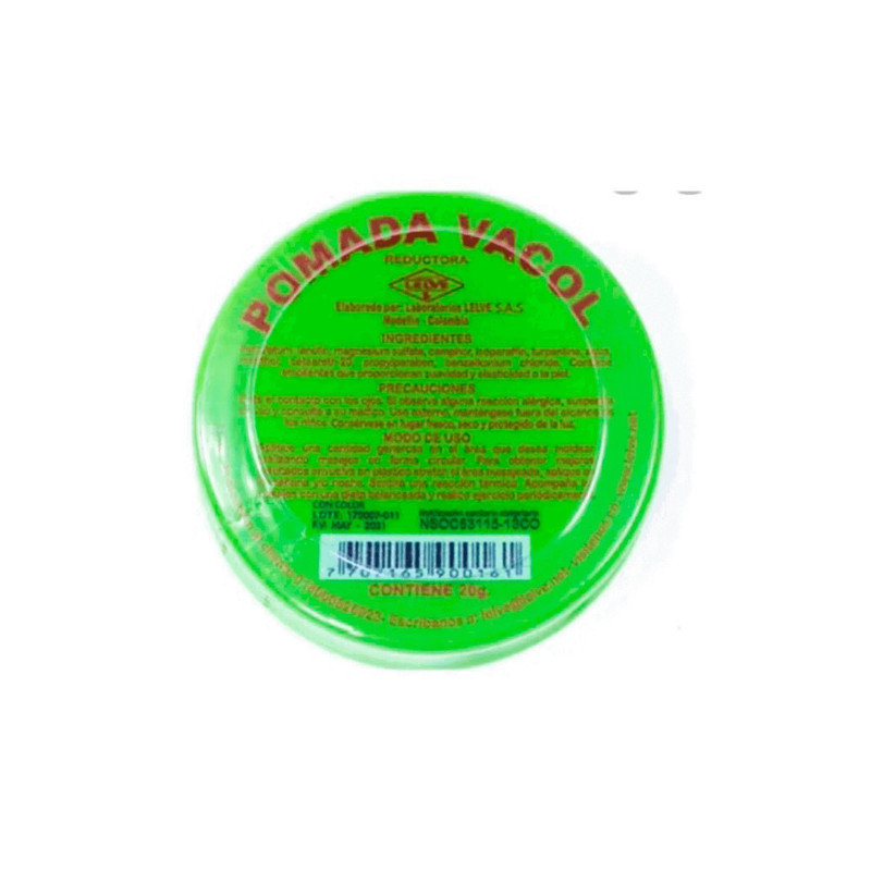 VACOL POMADA 20G C/COLOR
