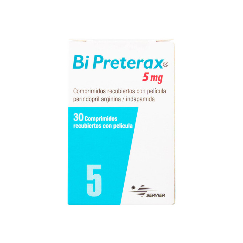 BIPRETERAX 5 MG 30 COMPRIMIDOS RECUBIERTOS