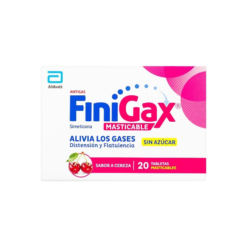 FINIGAX CEREZA 20 TABLETAS MASTICABLES