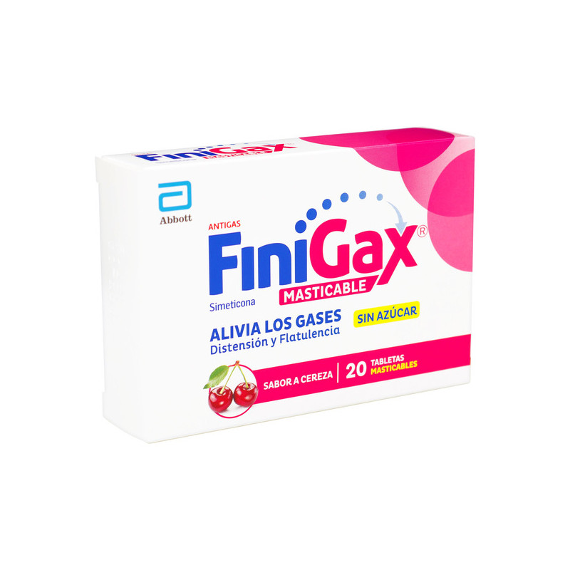 FINIGAX CEREZA 20 TABLETAS MASTICABLES