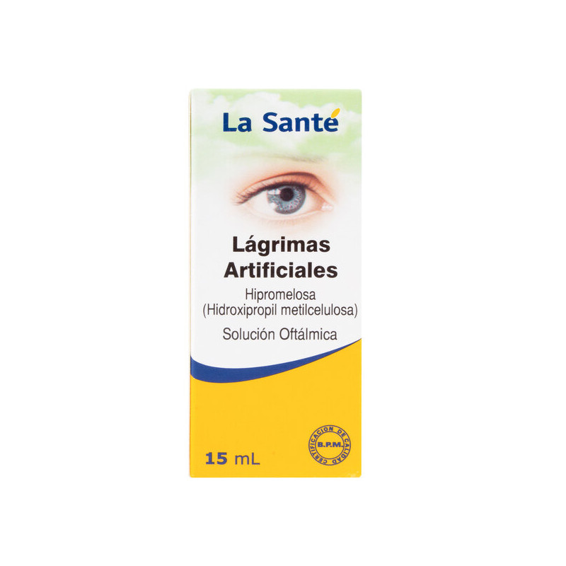 LAGRIMAS ARTIFICIALES SOLUCION OFTALMICA 15 ML LA SANTE