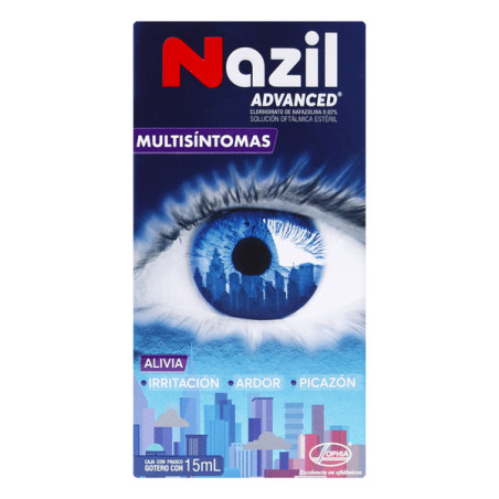 NAZIL ADVANCE SOLUCION OFTALMICA 15 ML