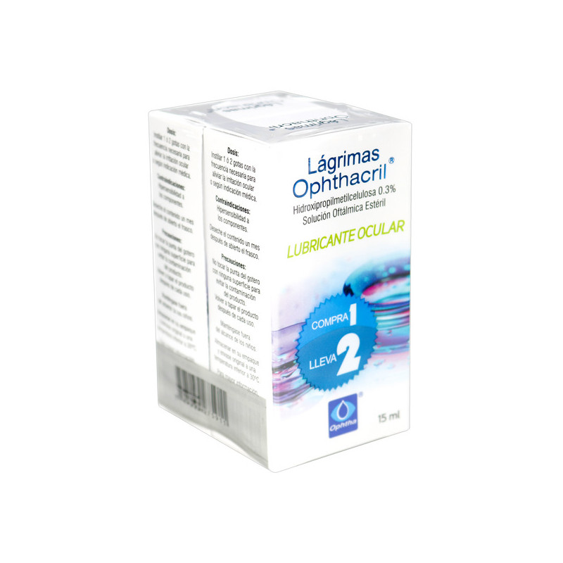 OPHTHACRIL COLIRIO 15 ML 2 UNIDADES