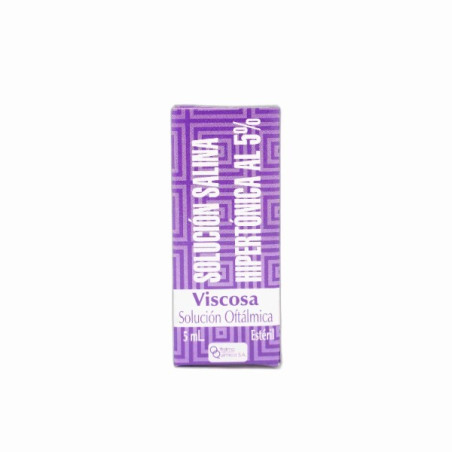 SOLUCION SALINA HIPERTONICA OFTALMICA 5 ML