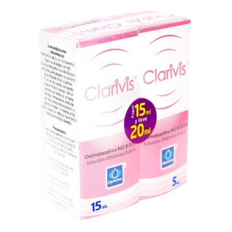 CLARIVIS 0.025% COLIRIO 15ML+5ML