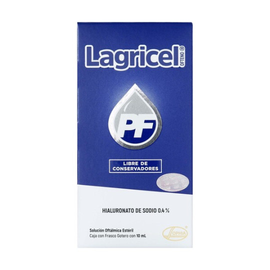 LAGRICEL PF SOLUCION OFTALMICA 10 ML