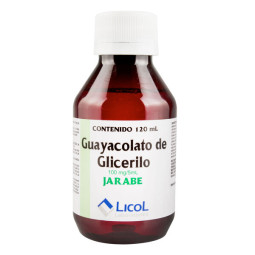 GUAYACOLATO GLICERILO JARABE 120 ML LICOL