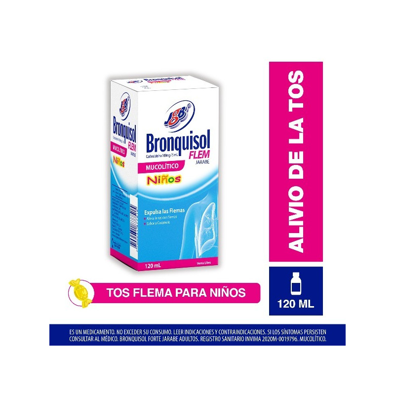 BRONQUISOL FLEM NIÑOS 120 ML