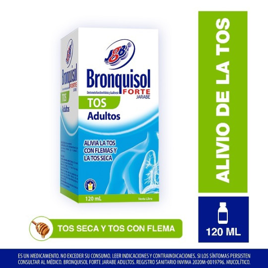 BRONQUISOL JARABE FORTE ADULTO TOS SECA 120 ML