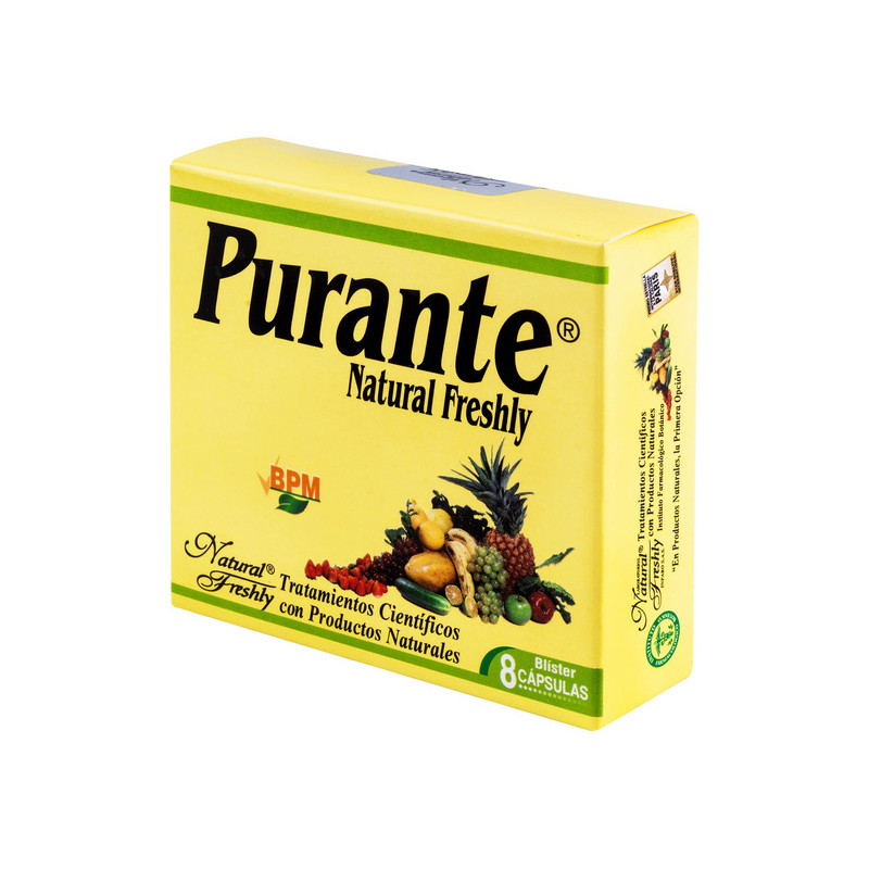 PURANTE 8 CAPSULAS NATURAL FRESHLY