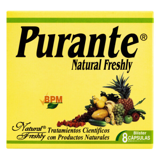PURANTE 8 CAPSULAS NATURAL FRESHLY