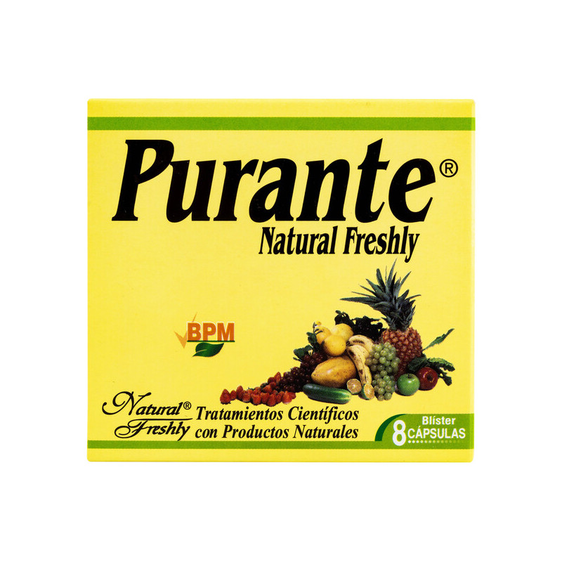 PURANTE 8 CAPSULAS NATURAL FRESHLY