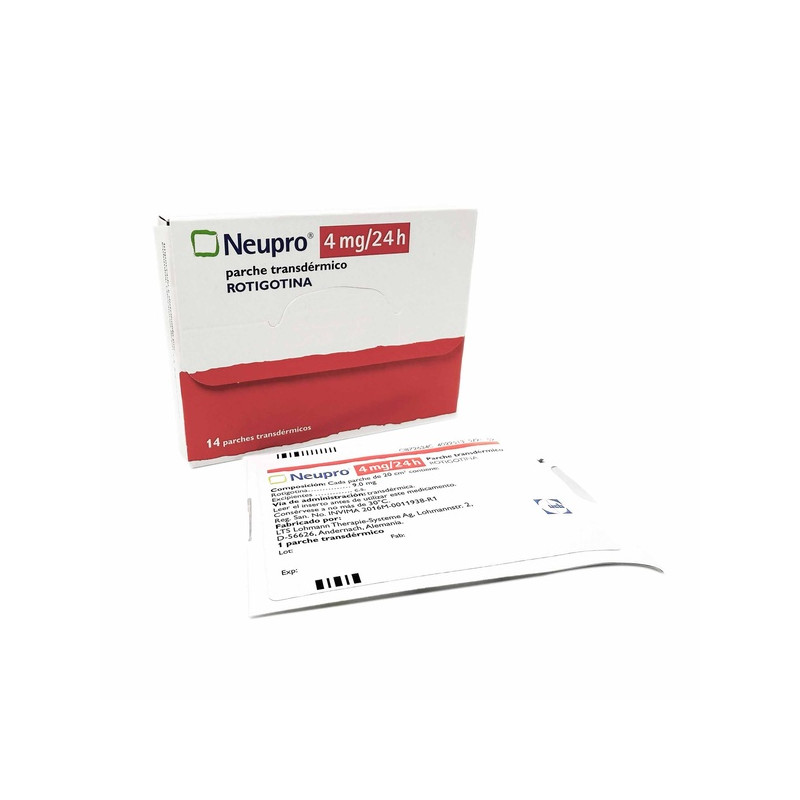 NEUPRO 4 MG PARCHE TRANSPARTENTE 14 UNIDADES