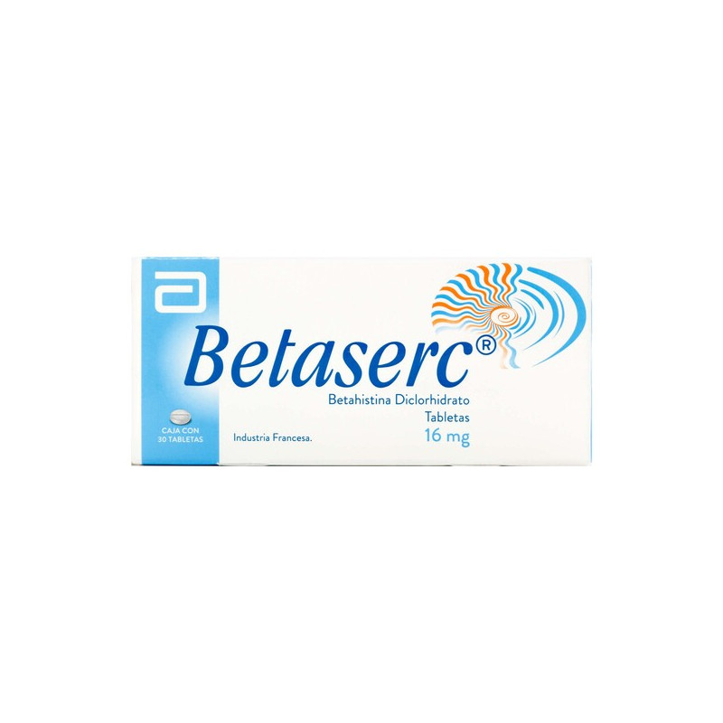 BETASERC 16 MG 30 TABLETAS