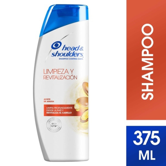 HEAD & SHOULDERS SHAMPOO LIMPIEZA Y REVITALIZACION 375 ML