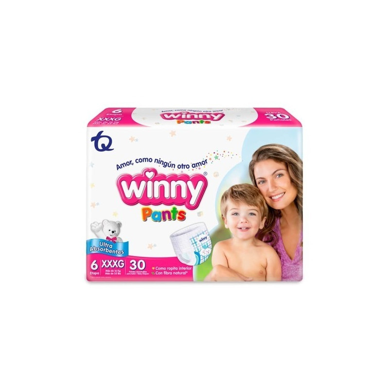 WINNY PANTS ETAPA 6 XXXG 30 UNIDADES