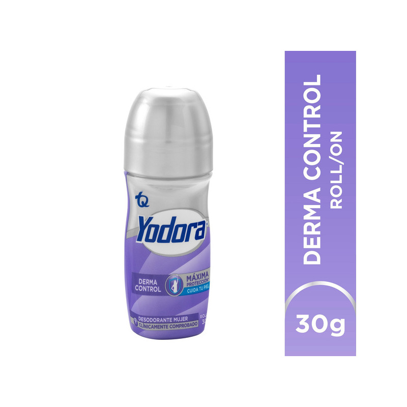 YODORA DESODORANTE ROLL ON MINI MUJER DERMA CONTROL 30 ML