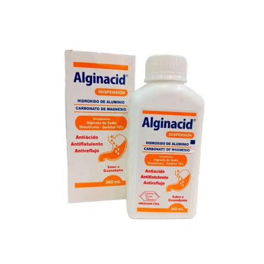 ALGINACID SUSPENSION ORAL 360 ML