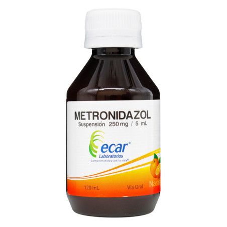 METRONIDAZOL SUSPENSION 250MG/5ML 120 ML ECAR
