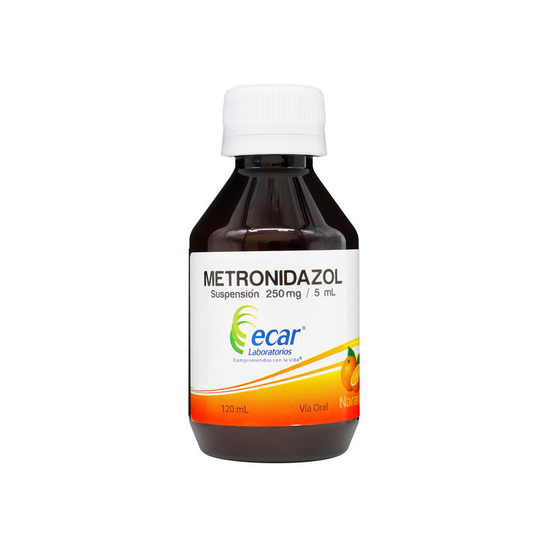 METRONIDAZOL SUSPENSION 250MG/5ML 120 ML ECAR