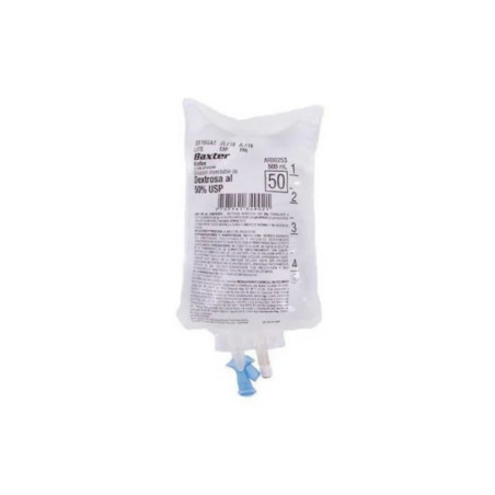 DEXTROSA 5% SALINA 500 ML BAXTER