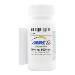 JANUMET XR 100/1000MG 28 TABLETAS
