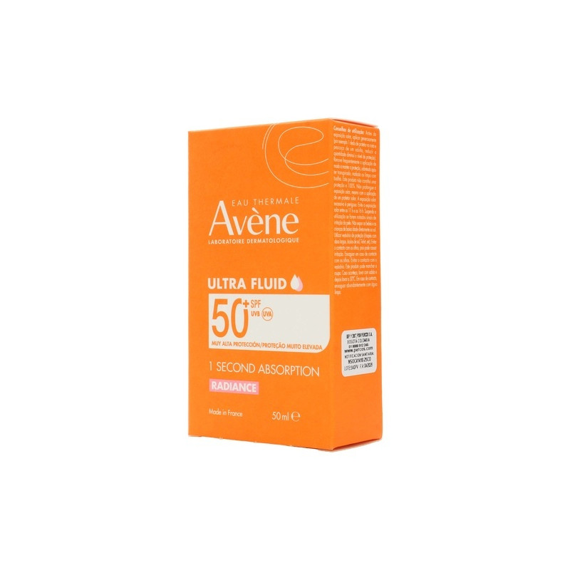 AVENE PROTECTOR SOLAR ULTRA FLUID RADIANCE SPF 50 50 ML