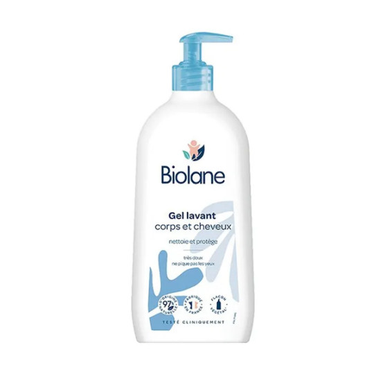 BIOLANE SOLUCION LIMPIADORA CUERPO Y CABELLO 750 ML