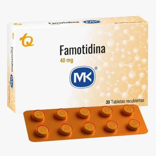 FAMOTIDINA 40 MG 30 TABLETAS RECUEBIERTAS MK