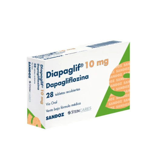 DIAPAGLIF 10 MG 28 TABLETAS RECUBIERTAS