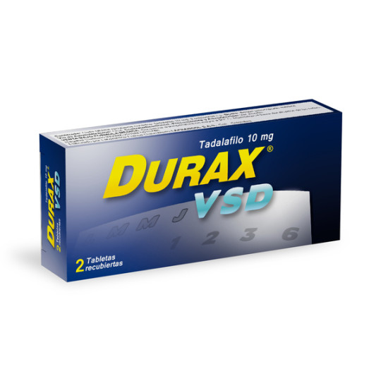DURAX VSD 10 MG 2 TABLETAS RECUBIERTAS